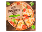 Stonebaked mozzarella pizza with a crunchy base, 2 pizzas weighing 335g each.