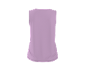 Lilac women's sleeveless top, back view