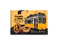 Box of Pastéis de Nata with a Lisbon tram and the text 'A Traditional Portuguese Product'.