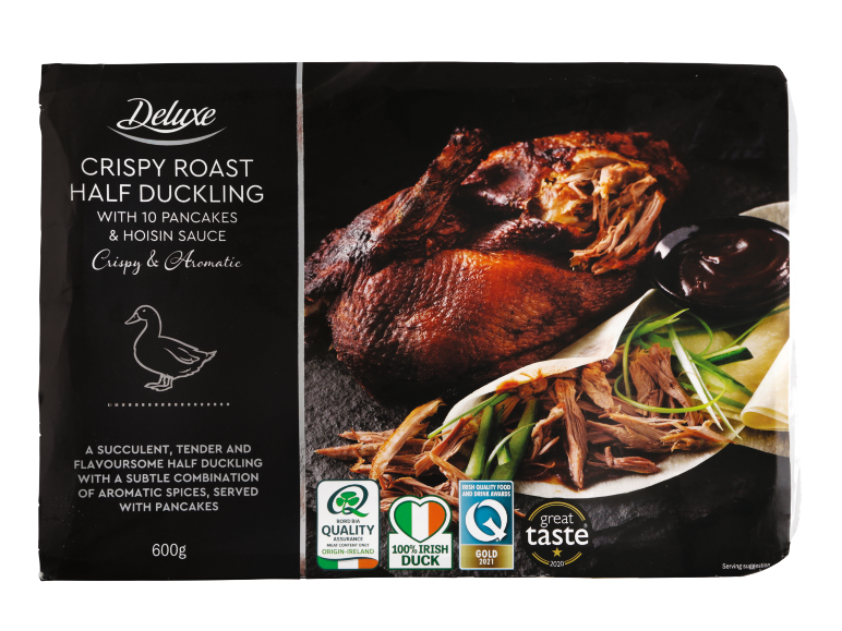 Crispy roast half duckling with 10 pancakes and hoisin sauce, 600g