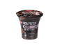 Chocolate protein mousse in a cup
