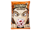 Halloween candy bag featuring a cartoon vampire and denture-shaped sweets.