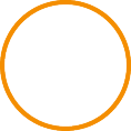 Empty orange circle.