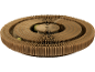 Circular cardboard cat scratcher with balls