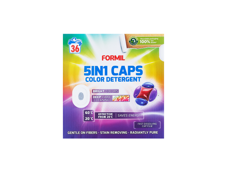 FORMIL 5in1 Caps Color Detergent, 36 washes