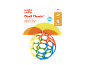 Colorful Oball Classic ball toy for babies, easy-grasp, 0 months+
