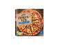 Stone oven tuna pizza with a crispy base and crust, Nutri-Score A.