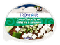 Greek style cream cheese spread with feta and cucumber, 125g package.