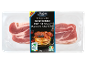 Pack of unsmoked Irish streaky bacon rashers, 25% extra free, 250g.
