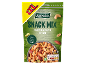 XXL roasted and salted nut mix with peanuts, almonds, cashews, and pistachios in a resealable bag.
