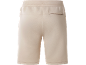 Men's beige sweat shorts, back view