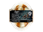 Mini ice cream dessert biscuit & chocolate flavour with caramel sauce, 140ml.