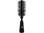Black round hairbrush with bristles, with the text 'Cien Beauty' on the handle.