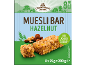 Hazelnut muesli bars with no added sugar, 8 bars of 25 g each.