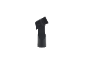 Black vacuum cleaner brush with an angled head and bristles.
