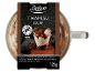 Tiramisu cup with coffee-soaked sponge fingers and mascarpone Marsala wine mousse, 125g.