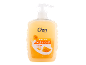 Milk and honey liquid soap that hydrates the skin in a pump bottle.