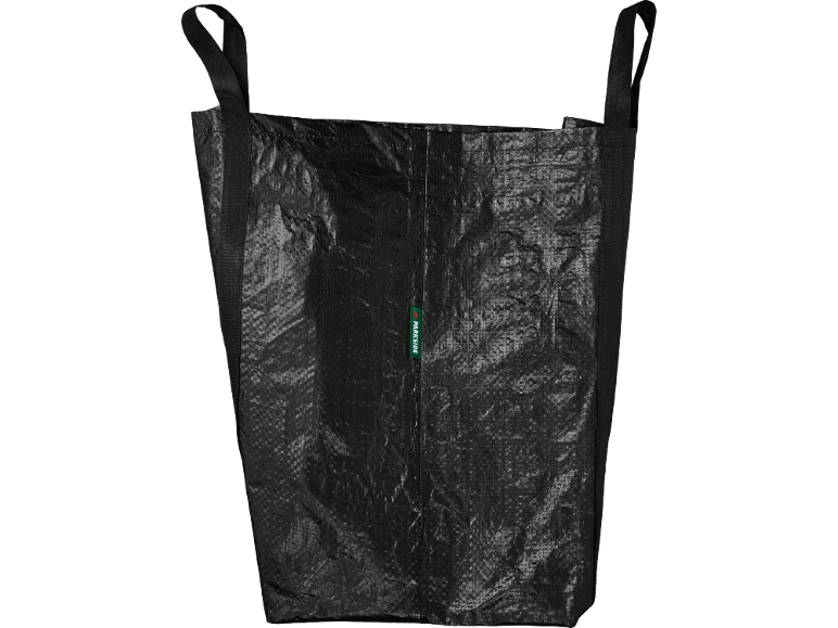 Black garden bag with handles