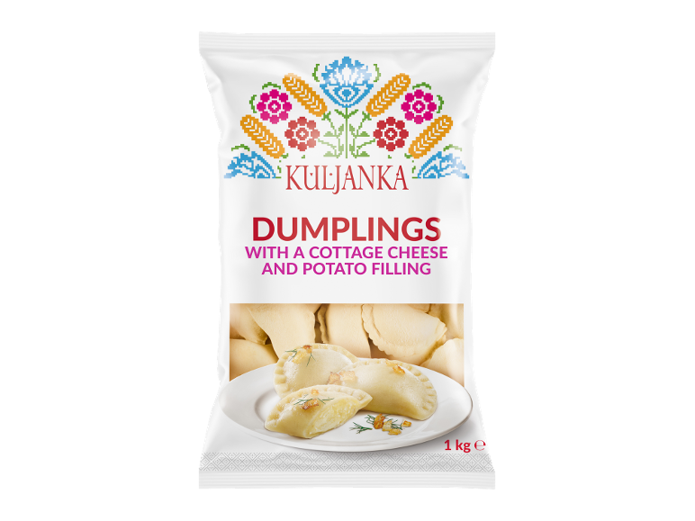 Kuljanka dumplings with cottage cheese and potato filling, 1 kg
