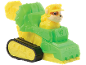 Yellow and green construction toy with a dog figure.