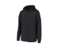 Dark grey men's zip-up hoodie with a hood and pockets.