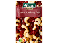 Bag of cashew-cranberry mix with Nutri-Score label and 200 g weight.
