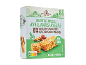 Box of hazelnut muesli bars with 0% added sugars, source of fiber, and Nutri-Score A.