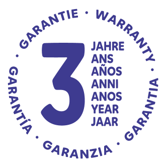 3-year warranty seal