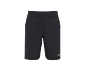 Men's black shorts with a drawstring and a small white logo.