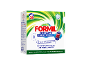 5-in-1 liquid detergent capsules for white laundry, 36 capsules, with safety warnings.