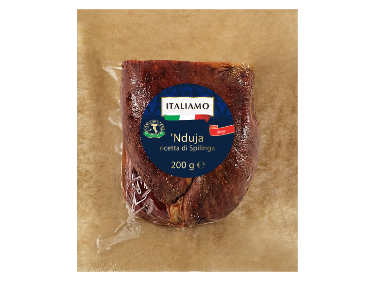 Spicy Nduja, a recipe from Spilinga, vacuum-packed, 200 g
