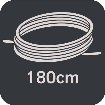 Coil with 180 cm length.