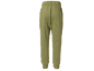 Kids' khaki sweatpants, back view.