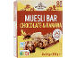 Muesli bars chocolate & banana, 8 count, 200g