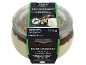 Ricotta dessert with hazelnut and dark chocolate, 110g, with alcohol.