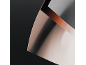 Abstract background with curved shapes in dark and light shades.