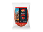 Spicy chorizo sausage in packaging, with a label showing a Lisbon tram and the text '250 g e'.