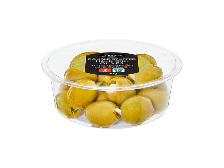 ERIDANOUS double stuffed Halkidiki olives with jalapeño and garlic, 150g