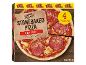 Stonebaked salami pizza box, with 4 pizzas of 350g each.
