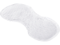 White disposable underarm sweat pads for clothing protection