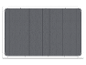 Gray wooden panel with a white frame and rounded corners.