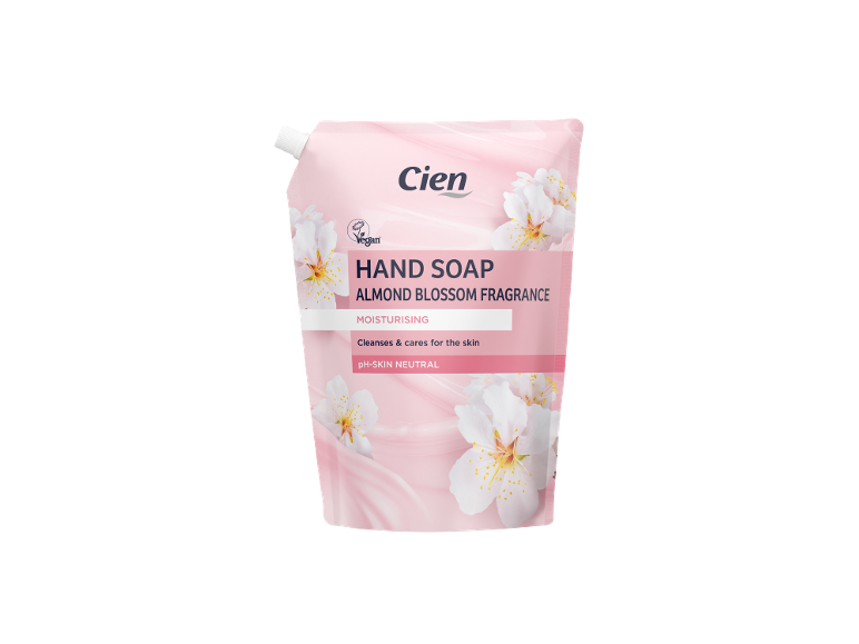 Hand soap with almond blossom fragrance, moisturizing and pH-skin neutral.