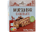 Muesli bars with chocolate, 8 units, with no added sugar, Nutri-Score A.