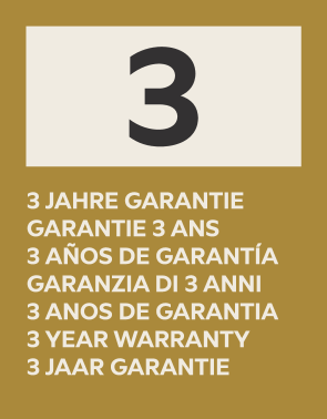 3-year warranty.