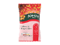 Bag of chili-flavored cashew and peanut mix, with nutritional information and descriptive text.