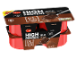 High protein chocolate pudding, no added sugar and low fat, with 12.5g protein per pot.