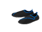 Black water shoes with blue detailing
