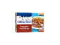 Seasoned pork strips gyros style with a Greek landscape background and nutritional information.