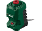 Green drill bit sharpener with red dial, showing various drill bit sizes from 3 to 13.