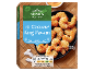 Box of 12 coconut king prawns with nutritional information and a bowl of sauce.